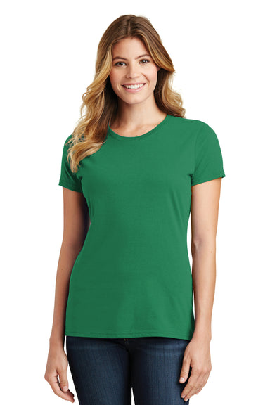 Port & Company LPC450 Womens Fan Favorite Short Sleeve Crewneck T-Shirt Kelly Green Front