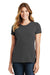 Port & Company LPC450 Womens Fan Favorite Short Sleeve Crewneck T-Shirt Charcoal Grey Front