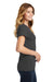 Port & Company LPC450 Womens Fan Favorite Short Sleeve Crewneck T-Shirt Charcoal Grey Side