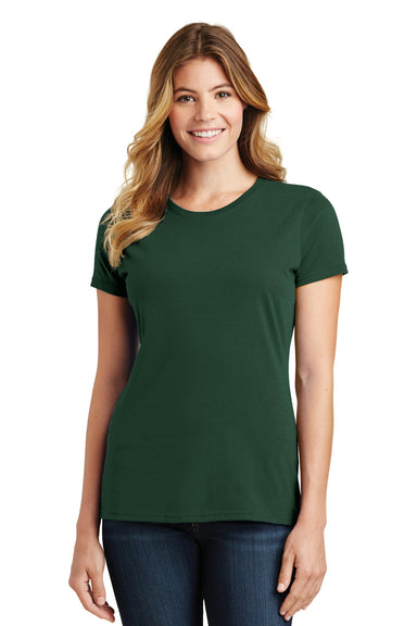 Port & Company LPC450 Womens Fan Favorite Short Sleeve Crewneck T-Shirt Forest Green Front