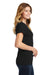 Port & Company LPC450 Womens Fan Favorite Short Sleeve Crewneck T-Shirt Black Side