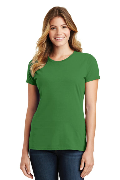 Port & Company LPC450 Womens Fan Favorite Short Sleeve Crewneck T-Shirt Kiwi Green Front