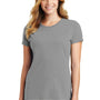 Port & Company Womens Fan Favorite Short Sleeve Crewneck T-Shirt - Medium Grey - Closeout