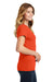 Port & Company LPC450 Womens Fan Favorite Short Sleeve Crewneck T-Shirt Orange Side