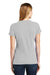 Port & Company LPC450 Womens Fan Favorite Short Sleeve Crewneck T-Shirt Silver Grey Back