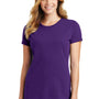 Port & Company Womens Fan Favorite Short Sleeve Crewneck T-Shirt - Team Purple