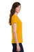 Port & Company LPC450V Womens Fan Favorite Short Sleeve V-Neck T-Shirt Gold Side