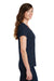 Port & Company LPC450V Womens Fan Favorite Short Sleeve V-Neck T-Shirt Deep Navy Blue Side