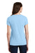 Port & Company LPC450V Womens Fan Favorite Short Sleeve V-Neck T-Shirt Light Blue Back