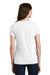 Port & Company LPC450V Womens Fan Favorite Short Sleeve V-Neck T-Shirt White Back