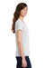 Port & Company LPC450V Womens Fan Favorite Short Sleeve V-Neck T-Shirt White Side