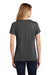 Port & Company LPC455V Womens Fan Favorite Short Sleeve V-Neck T-Shirt Heather Black Back