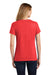 Port & Company LPC455V Womens Fan Favorite Short Sleeve V-Neck T-Shirt Heather Red Back