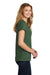 Port & Company LPC455V Womens Fan Favorite Short Sleeve V-Neck T-Shirt Heather Forest Green Side