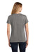 Port & Company LPC455V Womens Fan Favorite Short Sleeve V-Neck T-Shirt Heather Graphite Grey Back