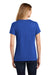 Port & Company LPC455V Womens Fan Favorite Short Sleeve V-Neck T-Shirt Heather Royal Blue Back