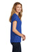 Port & Company LPC455V Womens Fan Favorite Short Sleeve V-Neck T-Shirt Heather Royal Blue Side