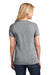 Port & Company LPC54 Womens Core Short Sleeve Crewneck T-Shirt Heather Grey Back