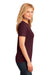 Port & Company LPC54 Womens Core Short Sleeve Crewneck T-Shirt Maroon Side