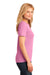 Port & Company LPC54 Womens Core Short Sleeve Crewneck T-Shirt Candy Pink Side