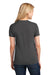 Port & Company LPC54 Womens Core Short Sleeve Crewneck T-Shirt Charcoal Grey Back