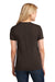 Port & Company LPC54 Womens Core Short Sleeve Crewneck T-Shirt Chocolate Brown Back