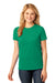 Port & Company LPC54 Womens Core Short Sleeve Crewneck T-Shirt Kelly Green Front