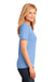 Port & Company LPC54 Womens Core Short Sleeve Crewneck T-Shirt Light Blue Side
