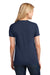 Port & Company LPC54 Womens Core Short Sleeve Crewneck T-Shirt Navy Blue Back
