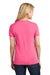 Port & Company LPC54 Womens Core Short Sleeve Crewneck T-Shirt Neon Pink Back