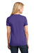 Port & Company LPC54 Womens Core Short Sleeve Crewneck T-Shirt Purple Back