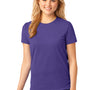 Port & Company Womens Core Short Sleeve Crewneck T-Shirt - Purple