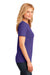 Port & Company LPC54 Womens Core Short Sleeve Crewneck T-Shirt Purple Side