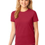 Port & Company Womens Core Short Sleeve Crewneck T-Shirt - Red