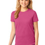 Port & Company Womens Core Short Sleeve Crewneck T-Shirt - Sangria Pink