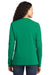 Port & Company LPC54LS Womens Core Long Sleeve Crewneck T-Shirt Kelly Green Back