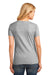 Port & Company LPC54V Womens Core Short Sleeve V-Neck T-Shirt Ash Grey Back