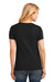 Port & Company LPC54V Womens Core Short Sleeve V-Neck T-Shirt Black Back
