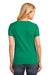 Port & Company LPC54V Womens Core Short Sleeve V-Neck T-Shirt Kelly Green Back