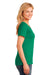 Port & Company LPC54V Womens Core Short Sleeve V-Neck T-Shirt Kelly Green Side