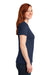 Port & Company LPC55 Womens Core Short Sleeve Crewneck T-Shirt Navy Blue Side