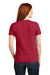 Port & Company LPC55 Womens Core Short Sleeve Crewneck T-Shirt Red Back