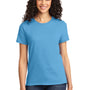 Port & Company Womens Essential Short Sleeve Crewneck T-Shirt - Aquatic Blue