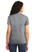Port & Company LPC61 Womens Essential Short Sleeve Crewneck T-Shirt Heather Grey Back