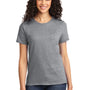 Port & Company Womens Essential Short Sleeve Crewneck T-Shirt - Heather Grey