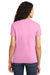 Port & Company LPC61 Womens Essential Short Sleeve Crewneck T-Shirt Candy Pink Back