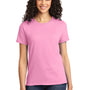 Port & Company Womens Essential Short Sleeve Crewneck T-Shirt - Candy Pink