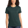 Port & Company Womens Essential Short Sleeve Crewneck T-Shirt - Dark Green - Closeout