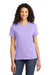 Port & Company LPC61 Womens Essential Short Sleeve Crewneck T-Shirt Lavender Purple Front