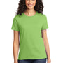 Port & Company Womens Essential Short Sleeve Crewneck T-Shirt - Lime Green - Closeout